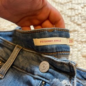 3 pairs Levi’s 711 skinny ankle jeans size 29 -